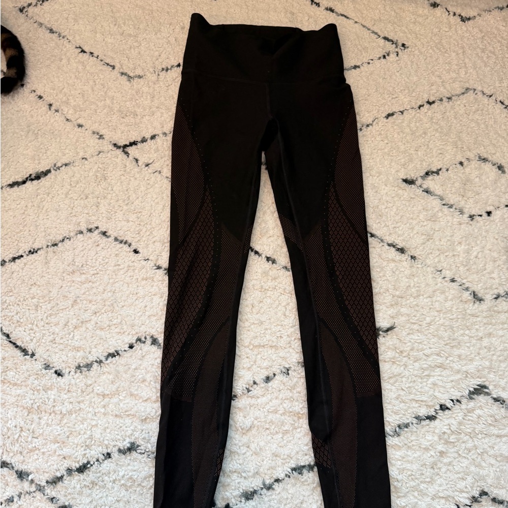 lululemon athletica Black Pattern Leggings
